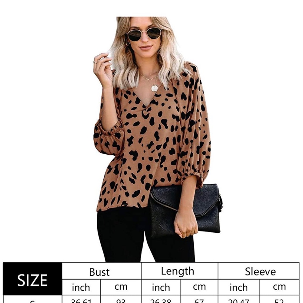 Leopard print top - Picture 3 of 4
